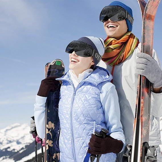 #D1NV【新品・レッド】大人用スキーゴーグル ビッグフレーム UV400 二重層スキーゴーグル 偏光レンズ スキー-霧スノーボード 男女兼用_画像9