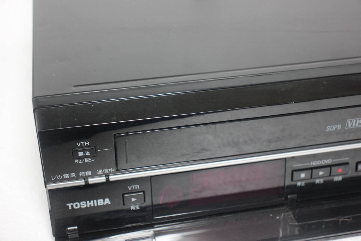 東芝 TOSHIBA D-W255K VHS/HDD/DVDレコーダー HDD・DVD再生OK VHS-NG　ジャンク現状渡し_画像3
