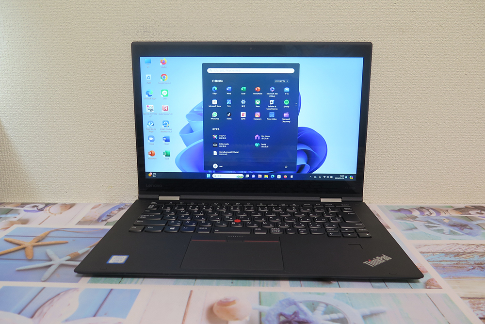 14.0 ワイドタッチパネル【高速Core i5第7世代★爆速SSD256GB+メモリ8GB】Lenovo X1 Yoga 最新Win11+Office2019H&B★Webカメラ/HDMI/Wi-Fi_画像6