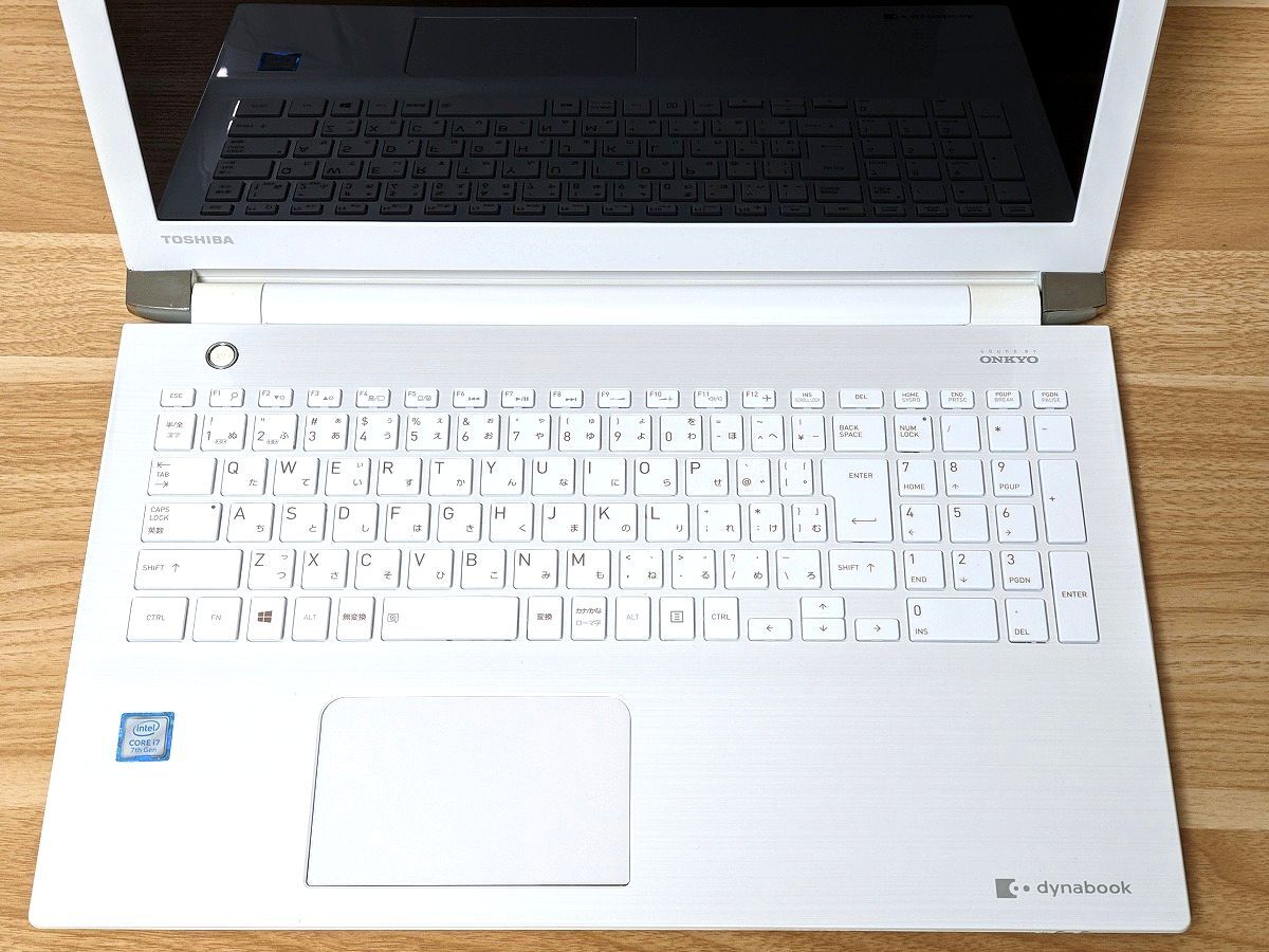 24時間以内発送 フルHD Windows11 Office2021 第7世代 Core i7 東芝 ノートパソコン dynabook 新品SSD 1TB メモリ 8GB(即決16GB) 管294_画像3