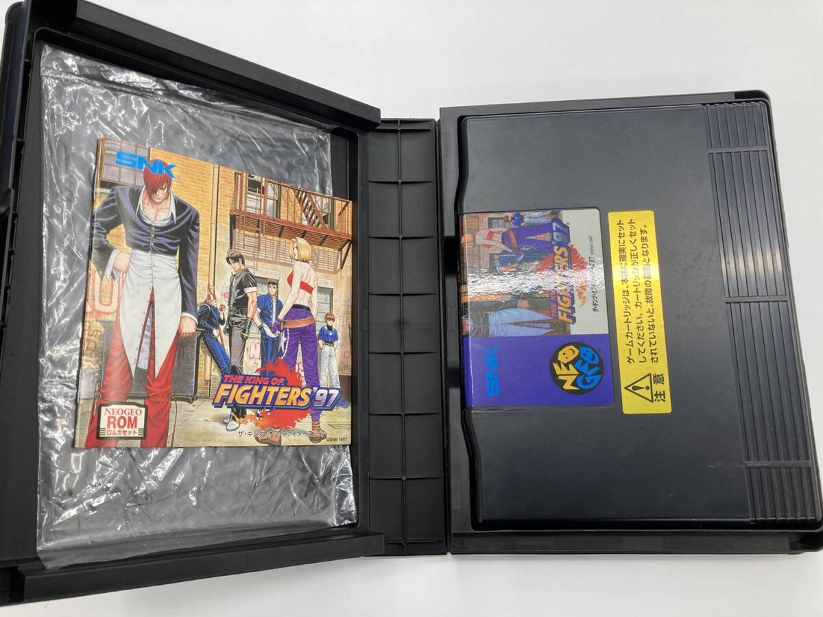 1円～　SNK NEO GEO ネオジオ　ザ・キング・オブ・ファイターズ97 THE KING OF FIGHTER'S97 KOF97 ネオジオROM カセット 箱・説明書付き_画像2