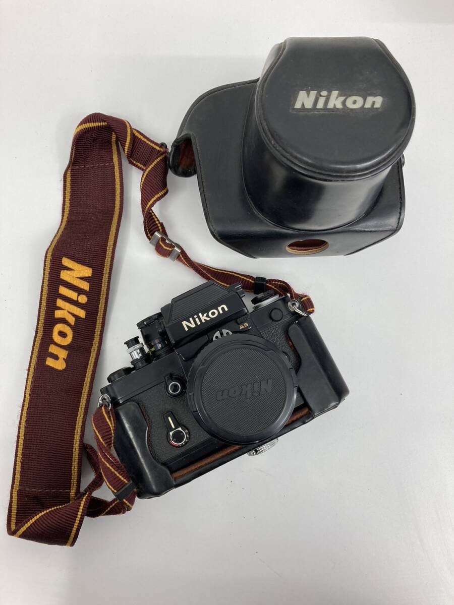 1円～　Nikon F2 Photomic AS NIKKOR 50mm 1:1.4 ニコン 一眼レフ フィルムカメラ Nikon ケース付 ストラップ付_画像1