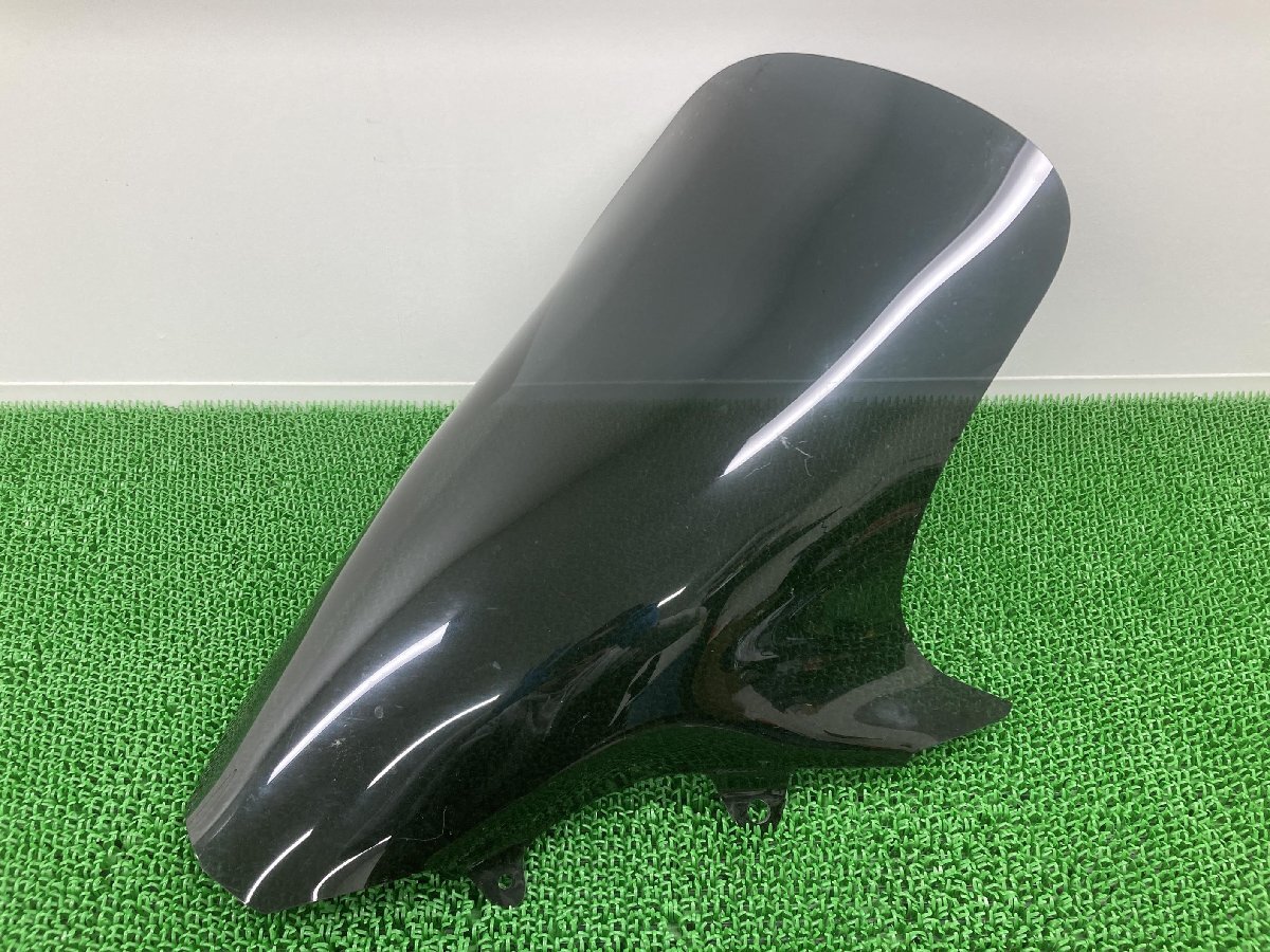 PCX125 PCX160 スクリーン 社外 中古 バイク 部品 JK05 KF47 ウインドシールド スモーク ロング 割れ欠け無し_お届け商品は写真に写っている物で全てです