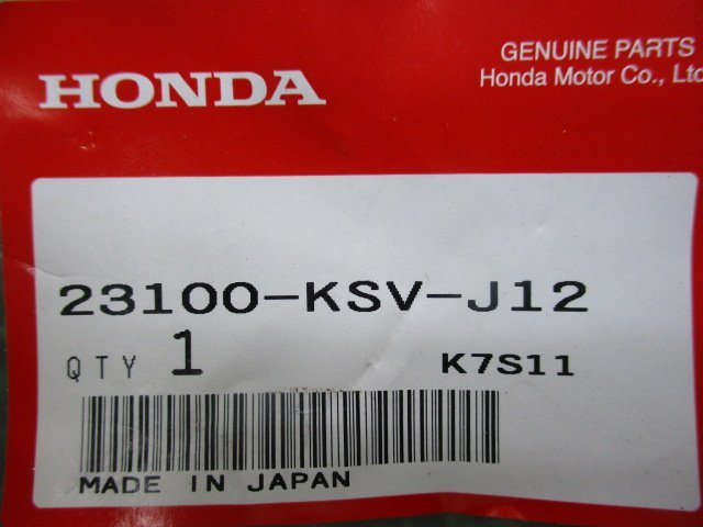 フォルツァX ドライブベルト 23100-KSV-J12 在庫有 即納 ホンダ 純正 新品 バイク 部品 MF08 車検 Genuine FORZA-X_23100-KSV-J12