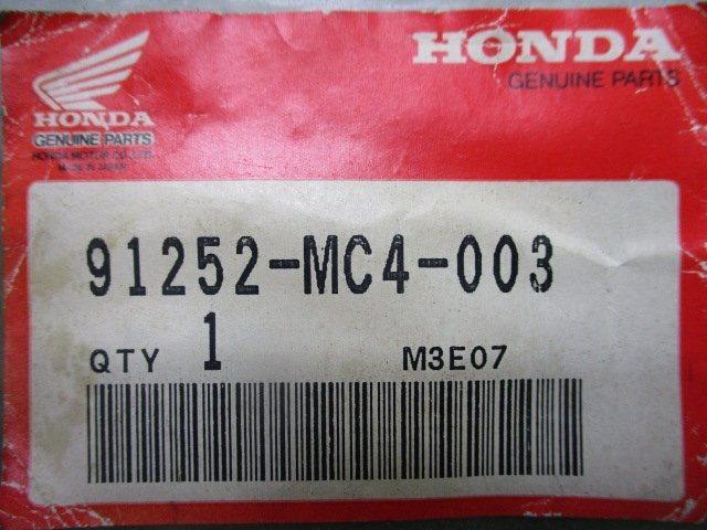 CBR1100XX ホイールオイルシール 91252-MC4-003 在庫有 即納 ホンダ 純正 新品 バイク 部品 車検 Genuine スティード ワルキューレ マグナ_91252-MC4-003