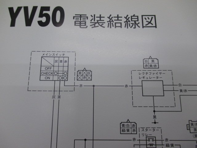 ジョグ サービスマニュアル ヤマハ 正規 中古 バイク 整備書 配線図有り 補足版 YV50 5EM3 or 車検 整備情報_サービスマニュアル