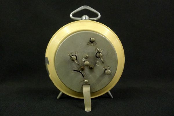 O1264 SEIKOSHA 精工舎 ゼンマイ式目覚まし時計 置き時計 アンティーク 昭和レトロ /60の画像6