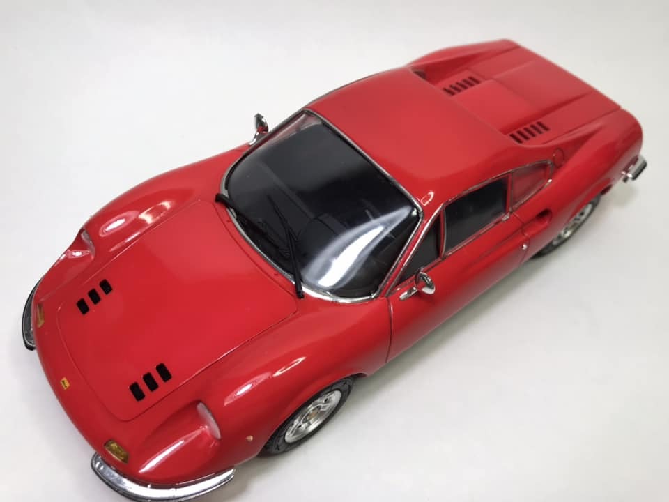 ★フェラーリ ディーノ 246GT 1/24　フジミ　完成品 Ferrari Dino_画像3