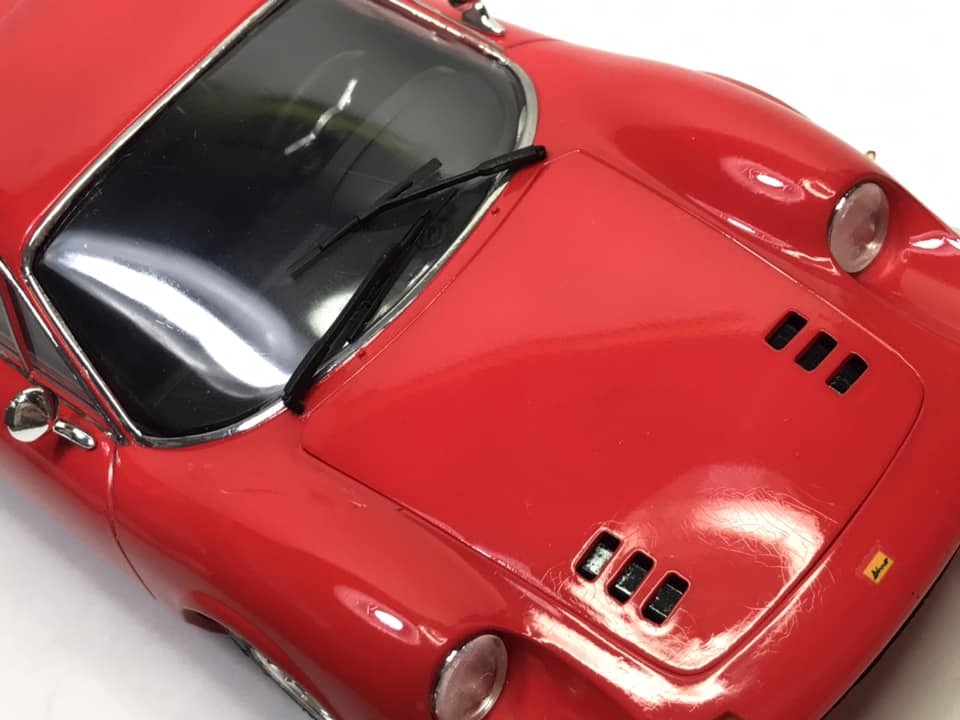 ★フェラーリ ディーノ 246GT 1/24　フジミ　完成品 Ferrari Dino_画像5