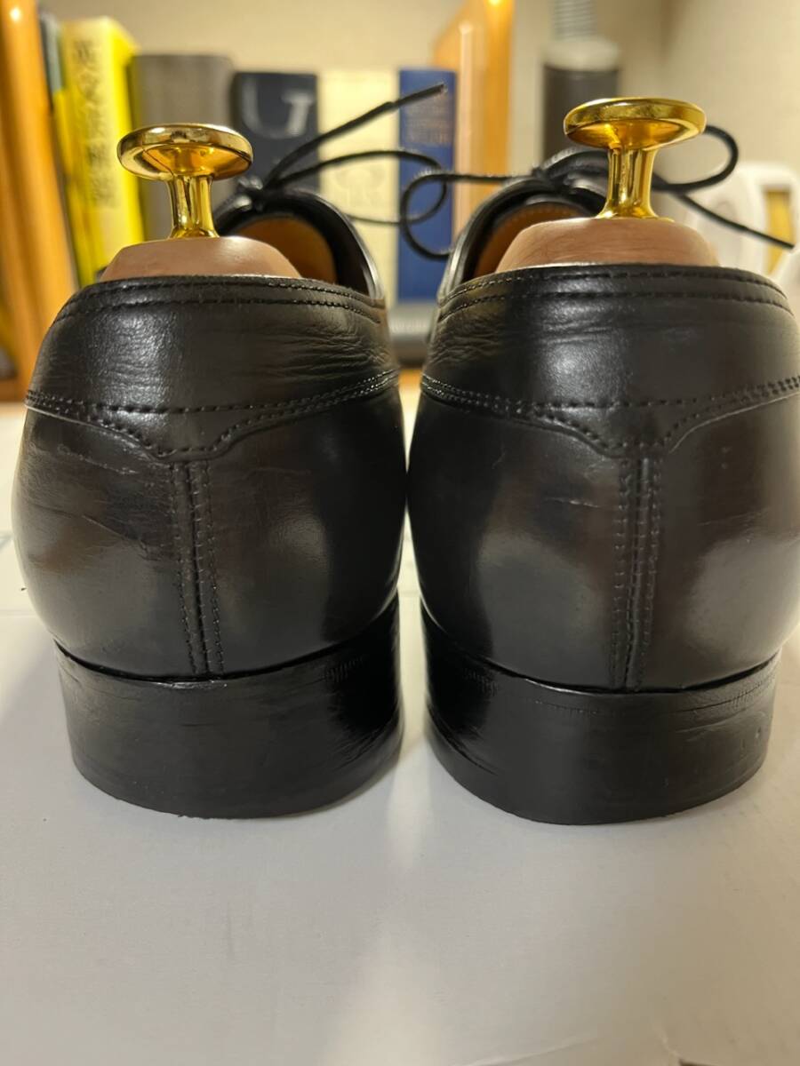 JOHN LOBB year model 2003 UK7E BLACK 7000 ジョンロブ 希少 シューツリー付き_画像4