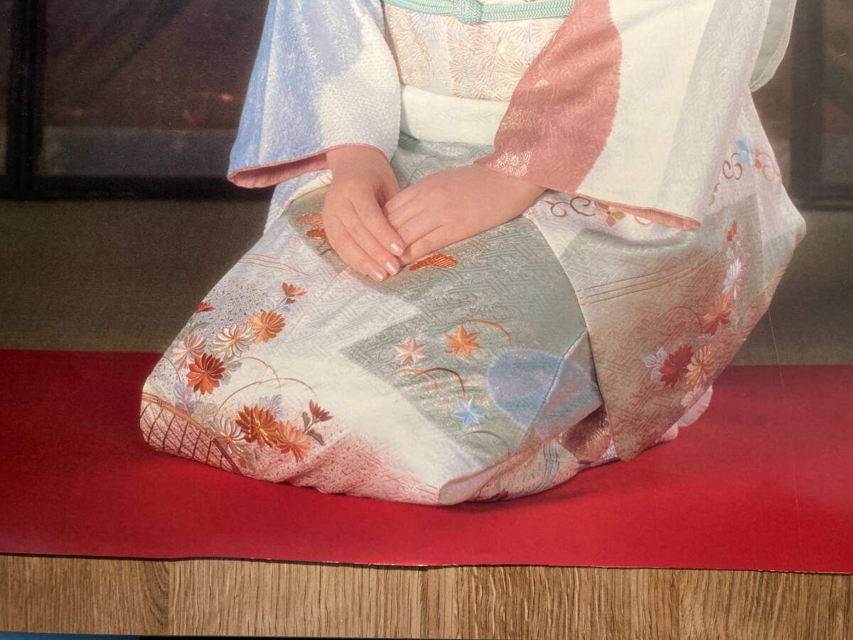 松坂慶子　ポスター　８０年代　昭和レトロ　着物　女優_画像5