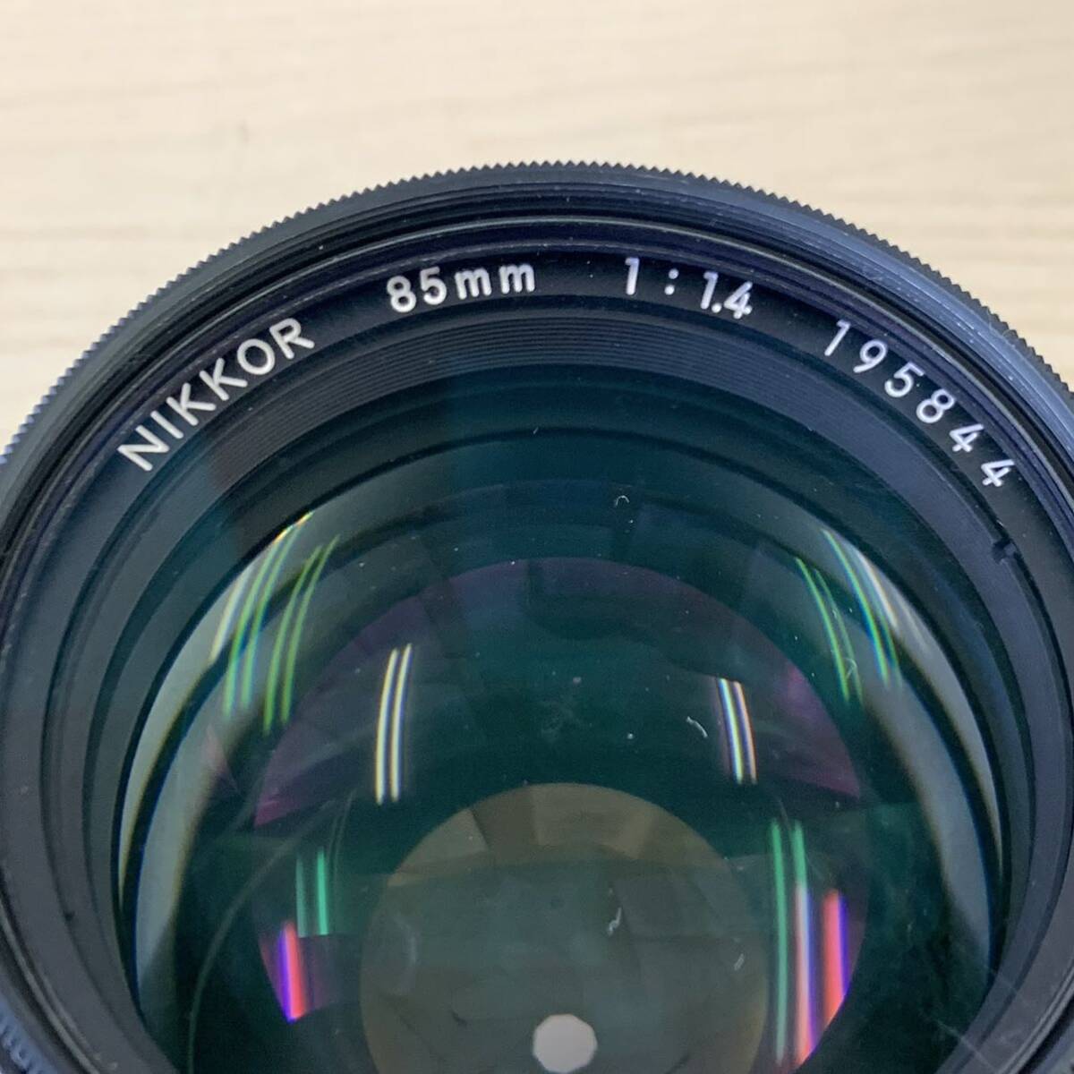 【TC0309】Nikon ニコン レンズ 85mm 1:1.4 周辺機器 フィルムカメラ 一眼レフカメラ 光学機器 コレクション アンティーク 動作未確認_画像4