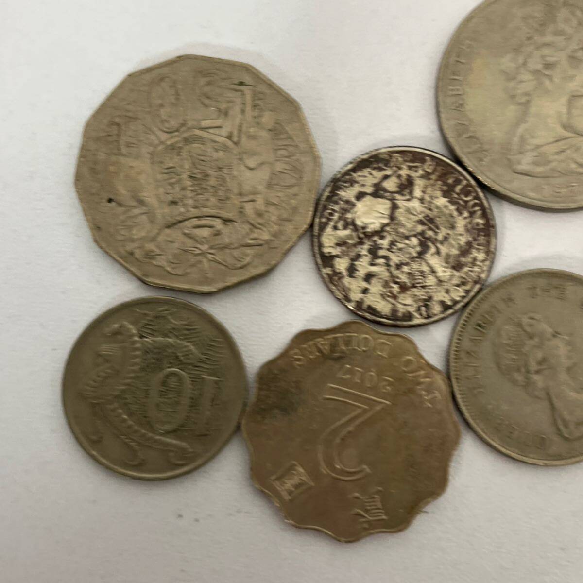 【TN0327】海外 コイン 貨幣 通貨 硬貨 コレクション 国外 マカオ 香港 アジア ゴールドカラー シルバーカラー お金 の画像5