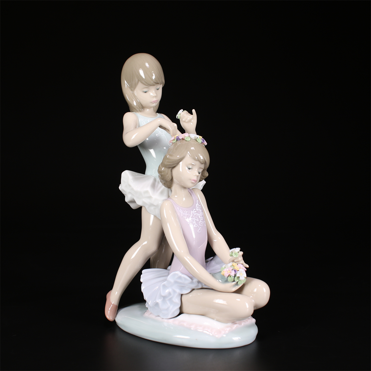 CE386 LLADRO 【リヤドロ】 磁器人形 美少女 置物／美品！ｈ_画像2