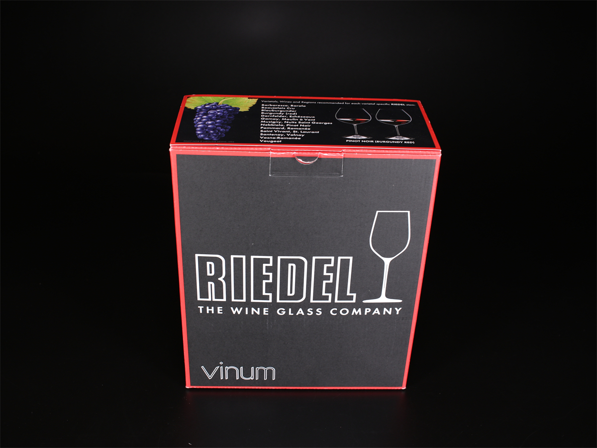 PA397 RIEDEL 【リーデル】 ワイングラス 一対 高21㎝／箱付 美品！ｚ_画像9