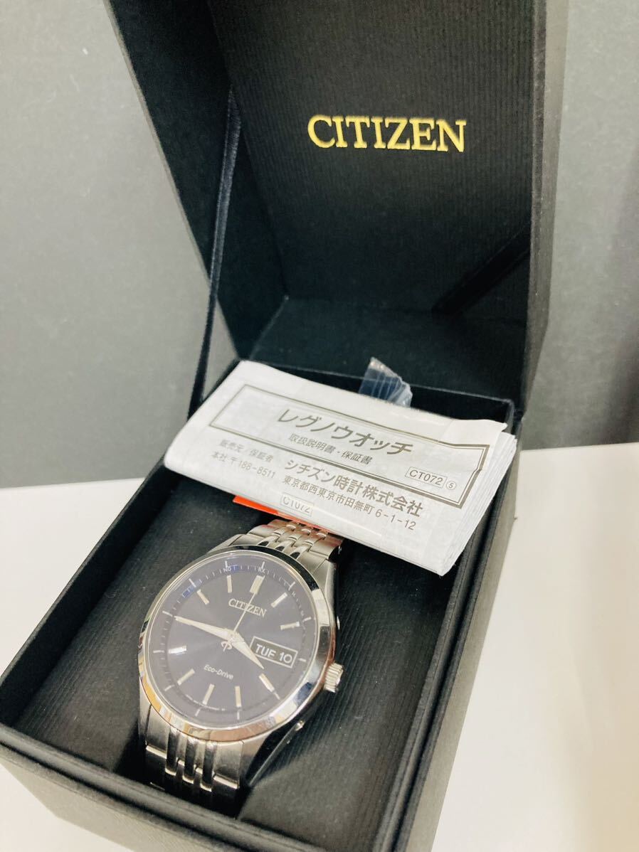 【3d29】　CITIZEN シチズン　腕時計　時計　エコドライブ　Eco-Drive 電波ソーラー　H100