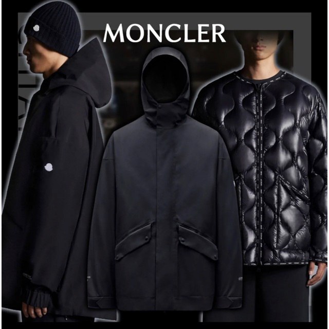 【激レア】新品同様 MONCLER HYKE LANGUARD サイズ3 GORE-TEX ダウン ジャケットの画像3