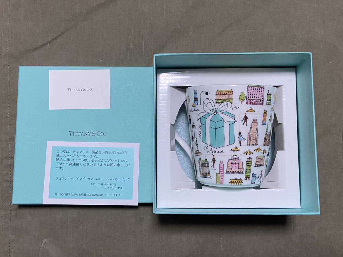 ティファニー マグカップ TIFFANY 未使用 ５th Avenue アベニュー ニューヨーク 限定　_画像3