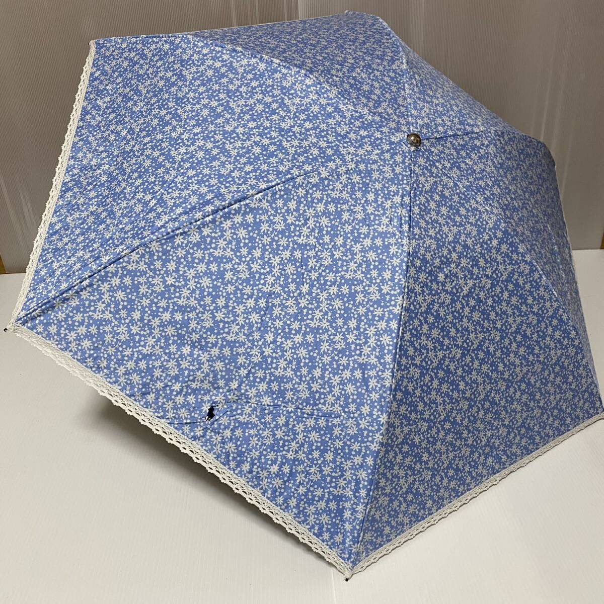 う240334 POLO RALPH LAUREN ポロ ラルフローレン 折りたたみ傘 晴雨兼用 雨傘 日傘の画像1