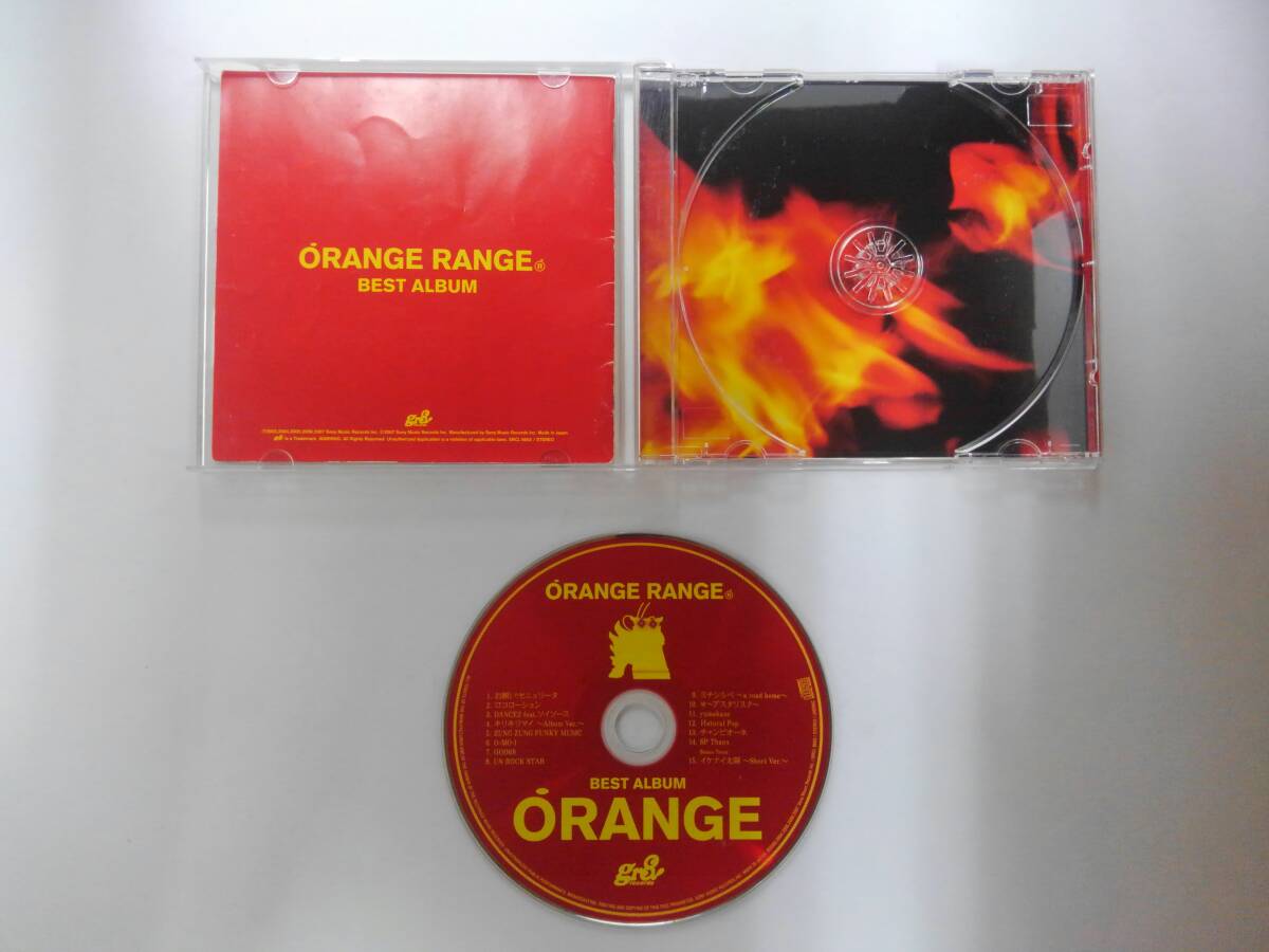 万1 12016 BEST ALBUM ORANGE / ORANGE RANGE [CD] 三方背ケース仕様 ※歌詞カードに破れ・スレ・ホチキス錆びあり_画像5