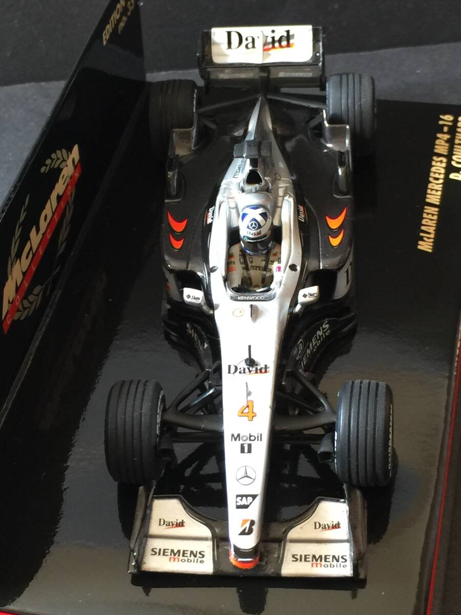 ミニチャンプス マクラーレン メルセデス MP4-16 D. クルサード?。?４３