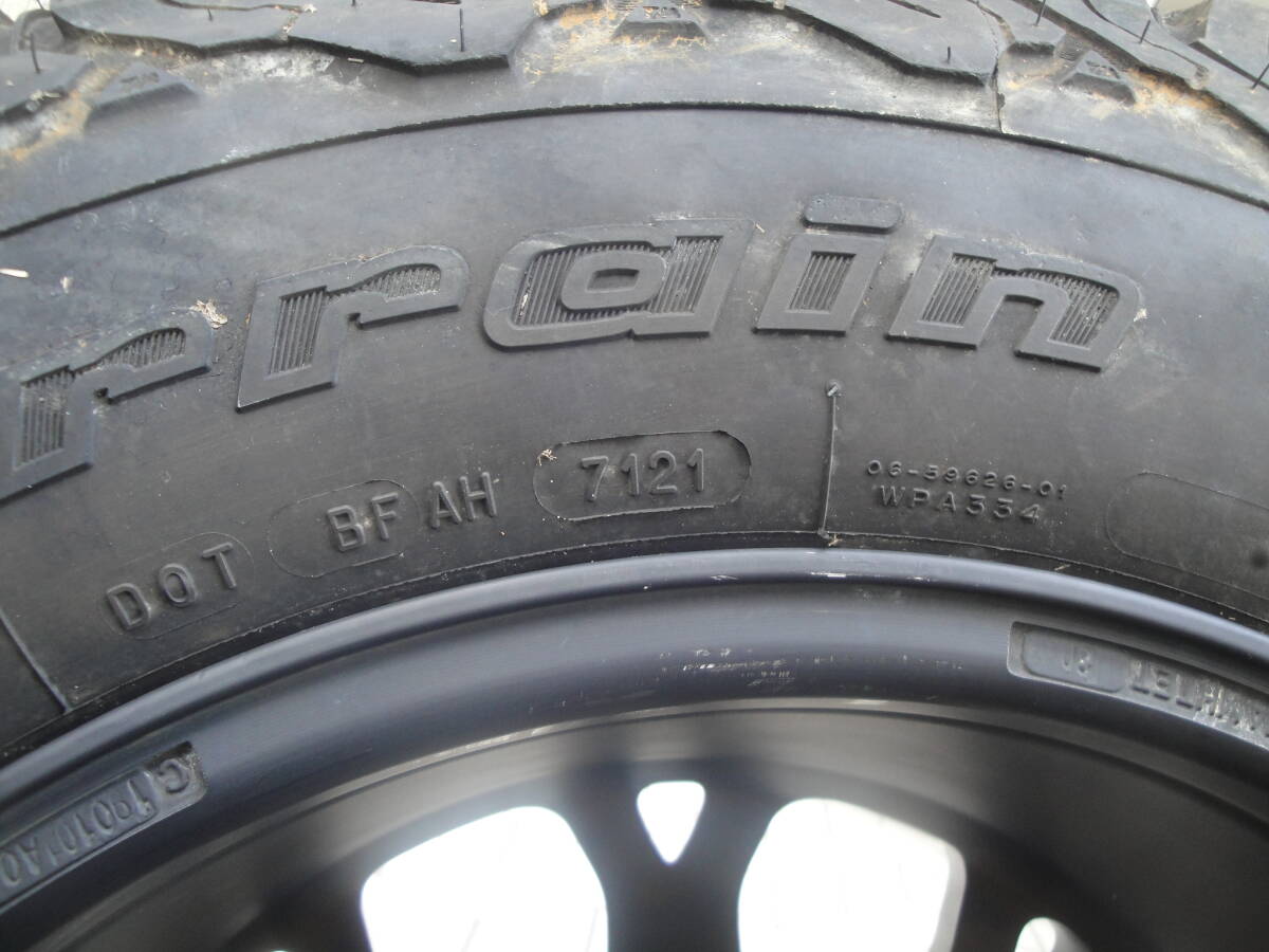 BF GOODrich All-TerrainT/A 265/70R17 バリ山 PCD135 139.7 6H マルチ１７インチホイール・タイヤ２本セット MHT_画像8