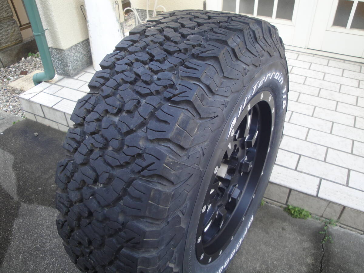 BF GOODrich All-TerrainT/A 265/70R17 バリ山 PCD135 139.7 6H マルチ１７インチホイール・タイヤ２本セット MHT_画像9