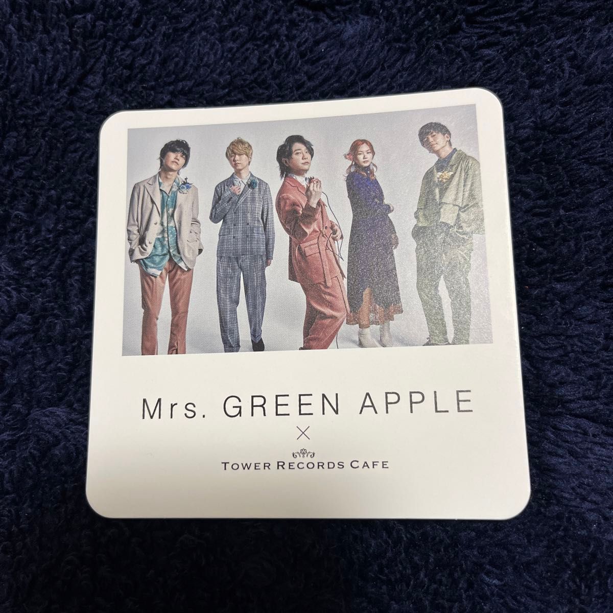 【値下げ】 Mrs. GREEN APPLE コラボカフェ コースター/未使用