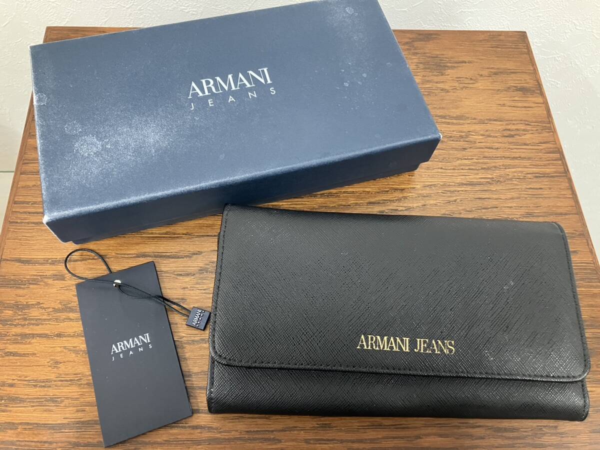 ARMANI JEANS  длинный кошелек   ...  джинсы    черный   черный  ...  брэнд   кошелек  　 труба  3581