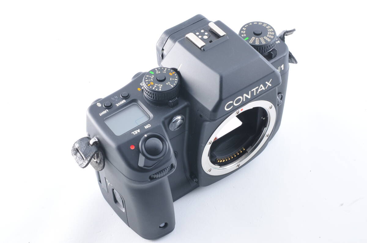 【美品】Contax コンタックス N1 SLR Film Camera Black Body + Strap #311A_画像4