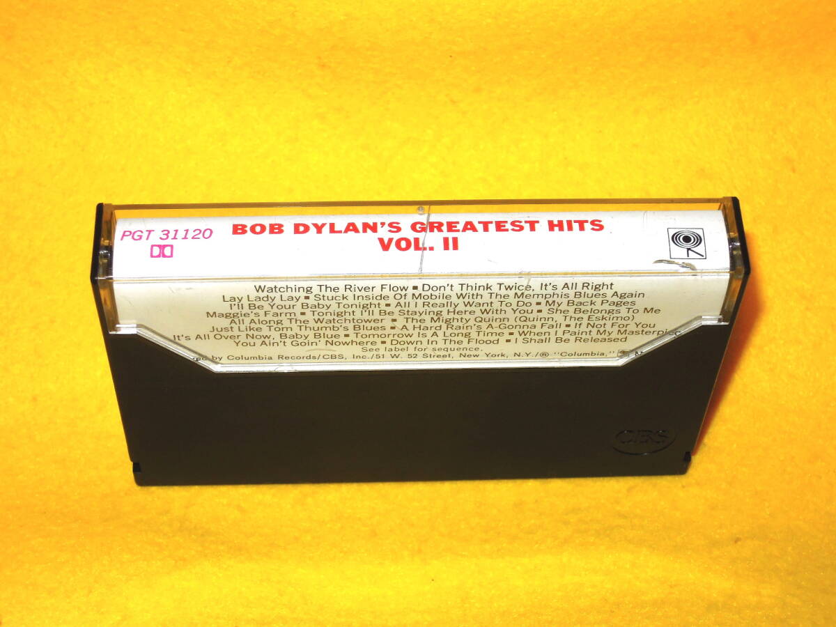 BOB DYLAN ボブ・ディラン カセットテープ USA 輸入盤 GREATEST HITS VOLUME II VOL.II VOL.2 PGT 31120の画像5