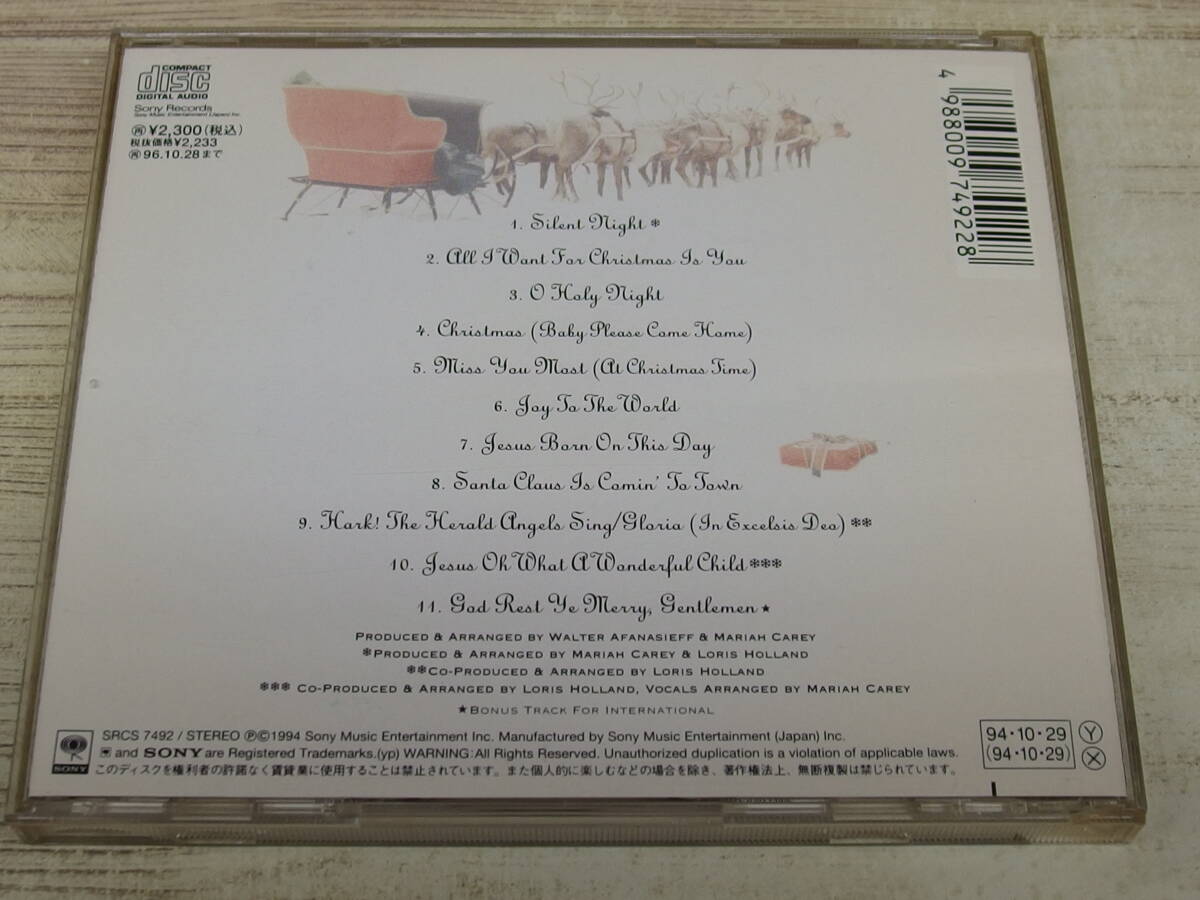 CD / メリー・クリスマス / Mariah Carey /『D17』/ 中古_画像2