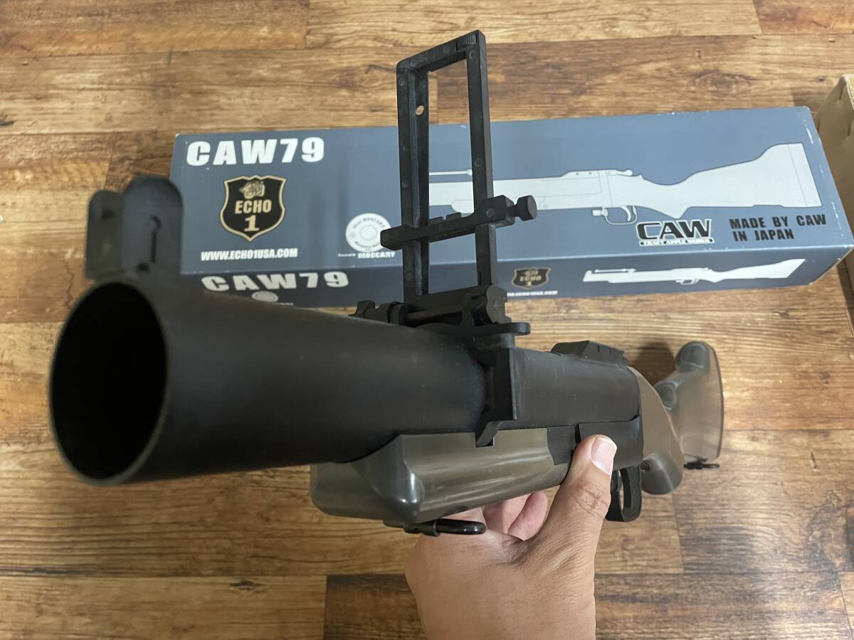 CAW/ECHO1製 M79グレネードランチャー 40㎜ガスカートリッジ対応 クラフトアップルワークス エコー1 サバゲー【射撃動作未確認】の画像6