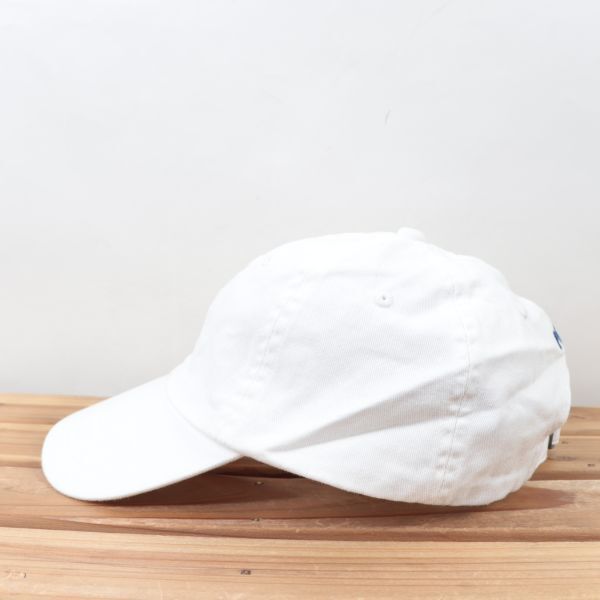 rlsc1 ポロ ラルフローレン 白 ホワイト POLO RALPH LAUREN ポニー ワンポイント キャップ CAP 帽子 ブランド 中古 古着 正規品_画像3