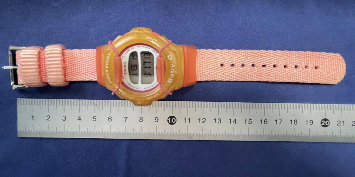 中古レディース腕時計Casio Baby-G カシオ ベイビーG BG-220 クオーツ (2.26)_画像9