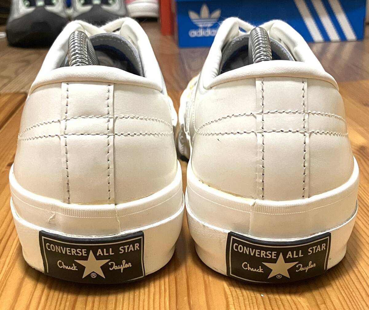 converse star & bars vtg leather(time line)スター＆バーズ生誕50周年記念モデルクリーニング済定価17600円_画像4