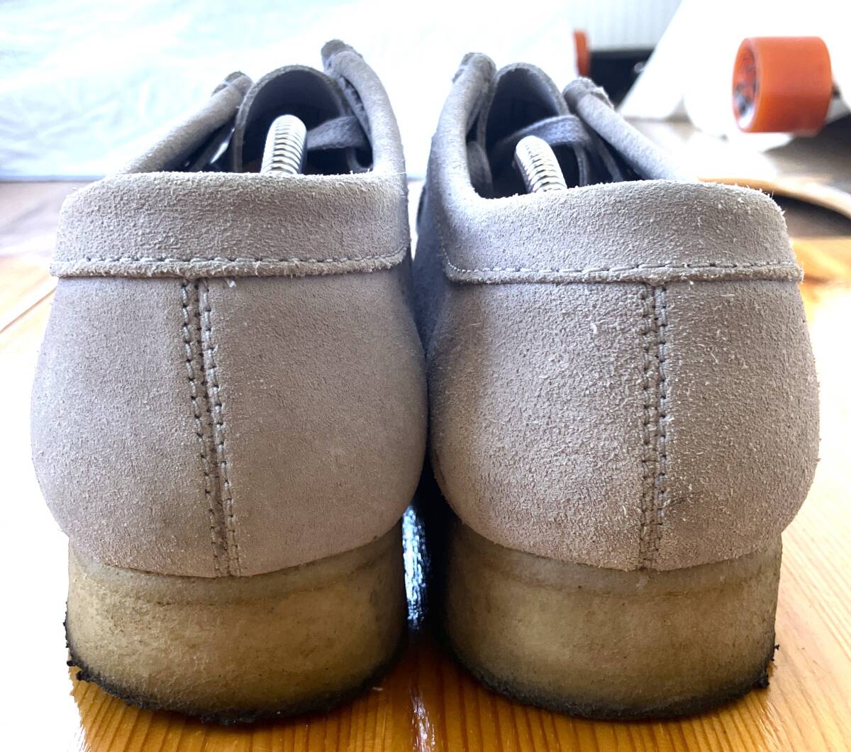 clarks wallabee クラークス1966年発売名作美カラーモデルクリーニング済格安お買い得定価26400円_画像4