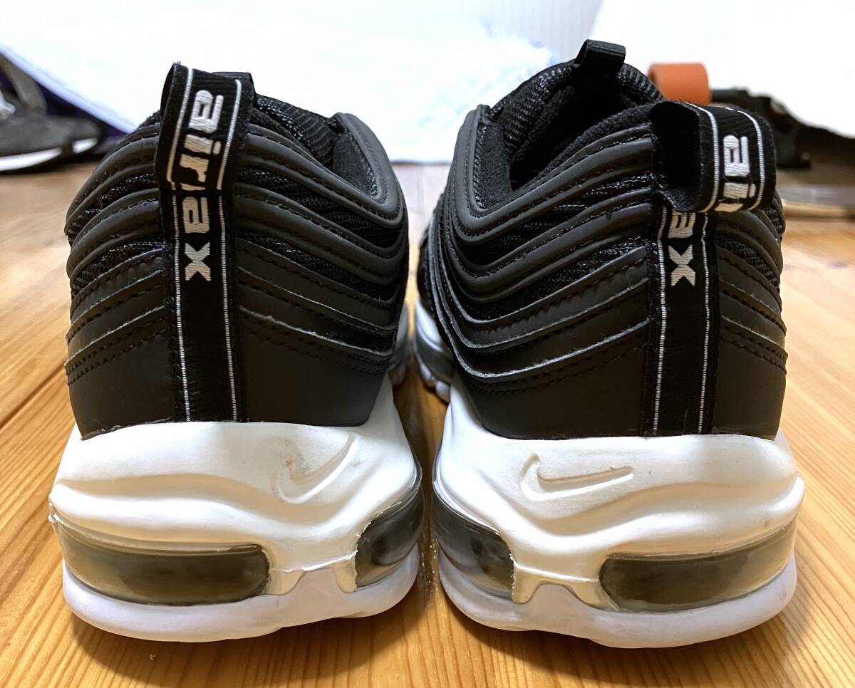 nike air max 97 大人気90年代名作大人気モノトーンカラー復刻モデルクリーニング済み極美品格安お買い得_画像4