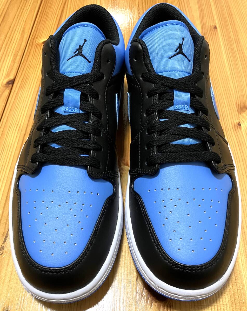 nike air jordan 1 low (university blue)ジョーダン母校スクールカラーモデル新品未使用品_画像1