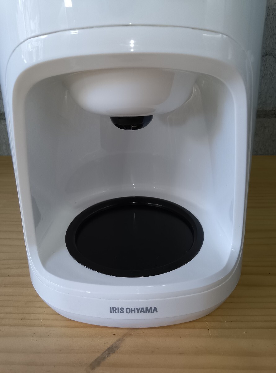  Iris o-yama coffee maker full automation mesh filter white WLIAC-A600-W2019 year made [ used ][ beautiful goods ][ electrification verification settled ]