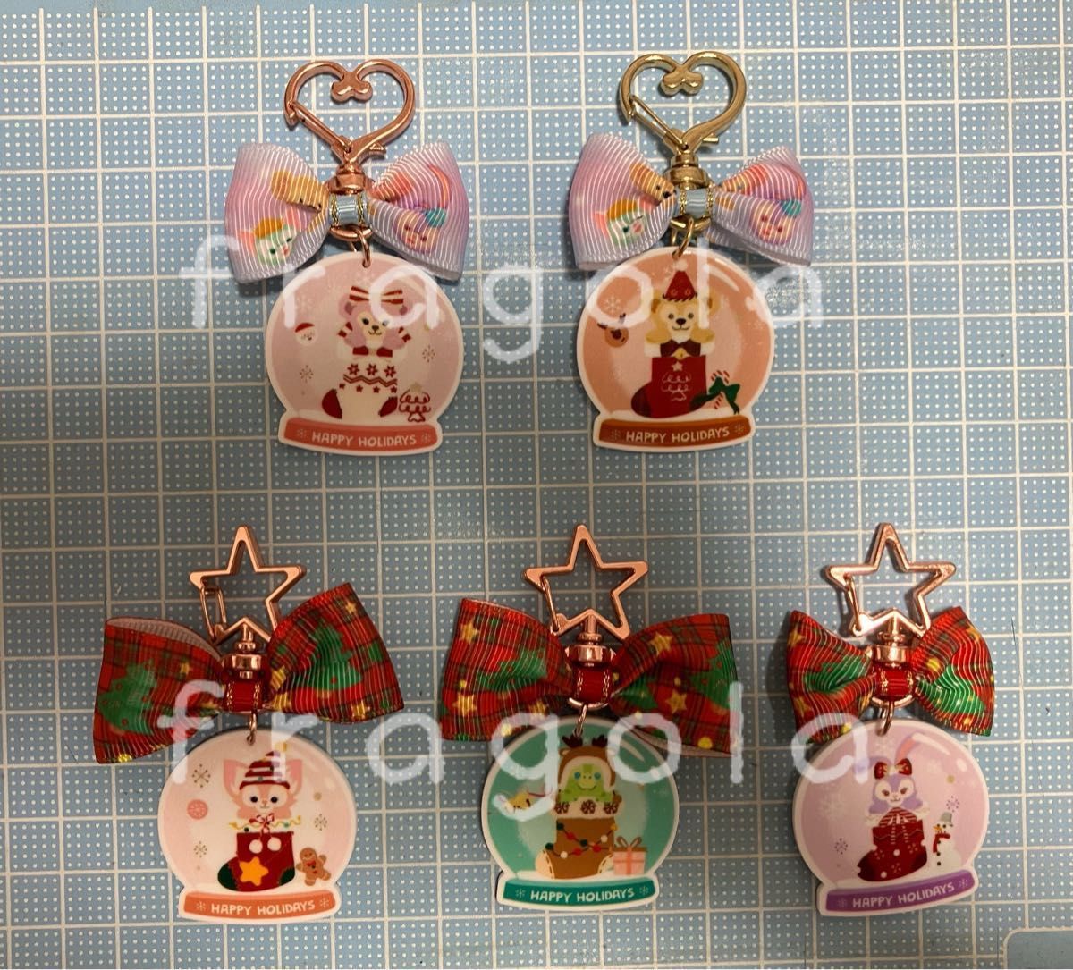 ダッフィーフレンズ クリスマス キーチェーン ハンドメイド ダッフィーフレンズ クリスマス キーチェーン ハンドメイド