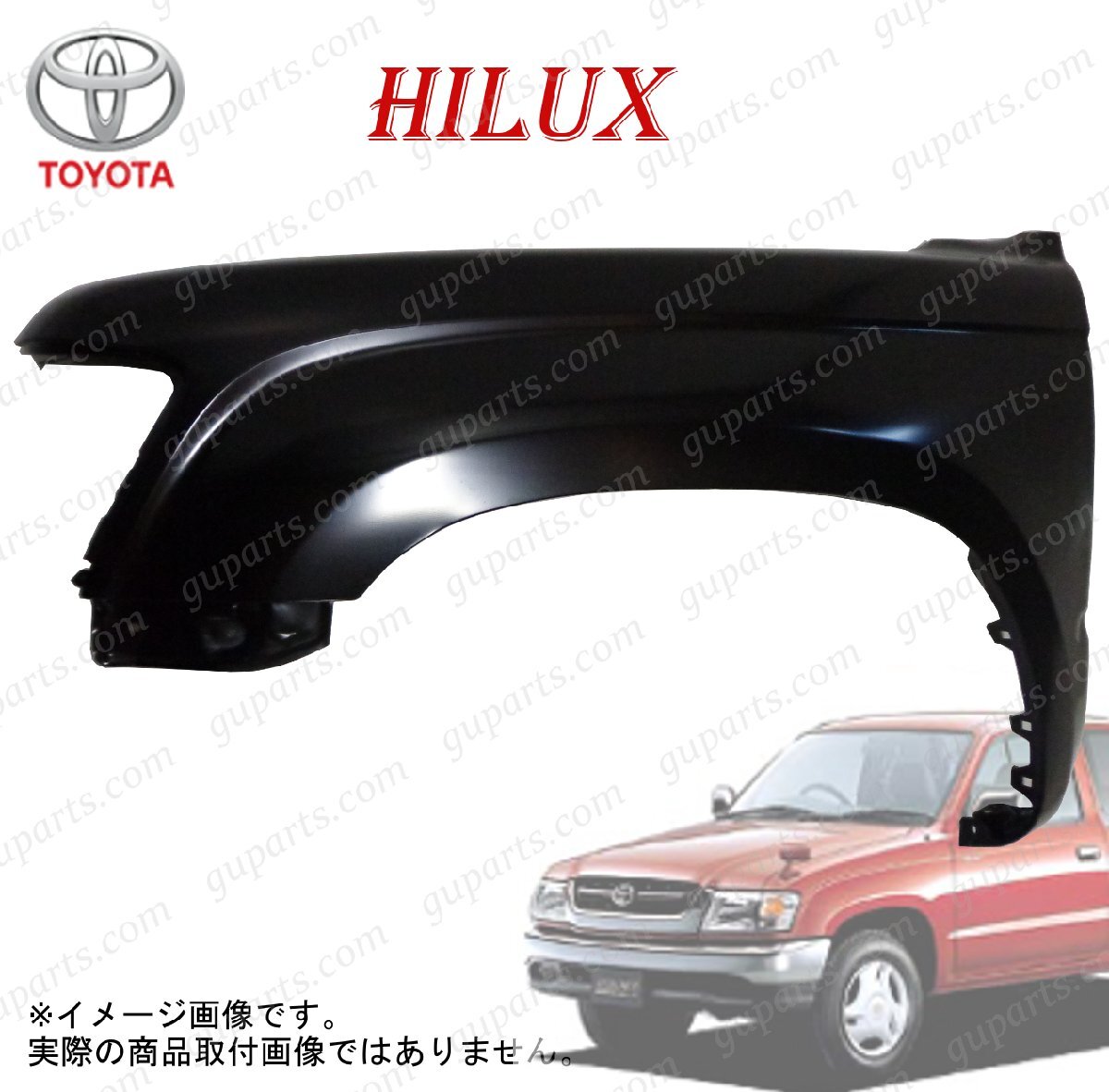 TOYOTA Hilux 4WD RZN167 LN167 LN165 front left fender 53802-35210 53802-35211 antenna hole have winker mirror hole less 