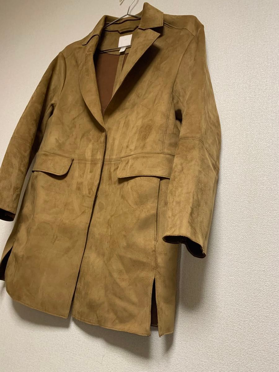 【SALE】H&M スエードジャケット　アウター　コート