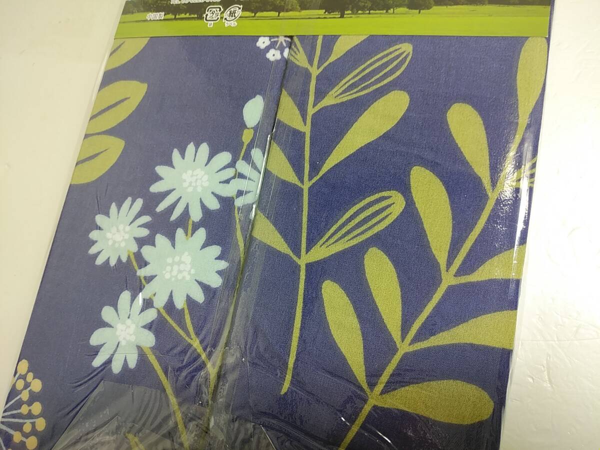 セール品◆シングルロング 敷き布団カバー 花紫4902の画像4