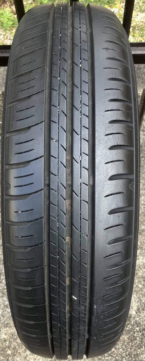 21年製☆エコタイヤ☆バリ山★DUNLOP ENASAVE EC300+★155/65R14 75S【1本のみ】_画像1