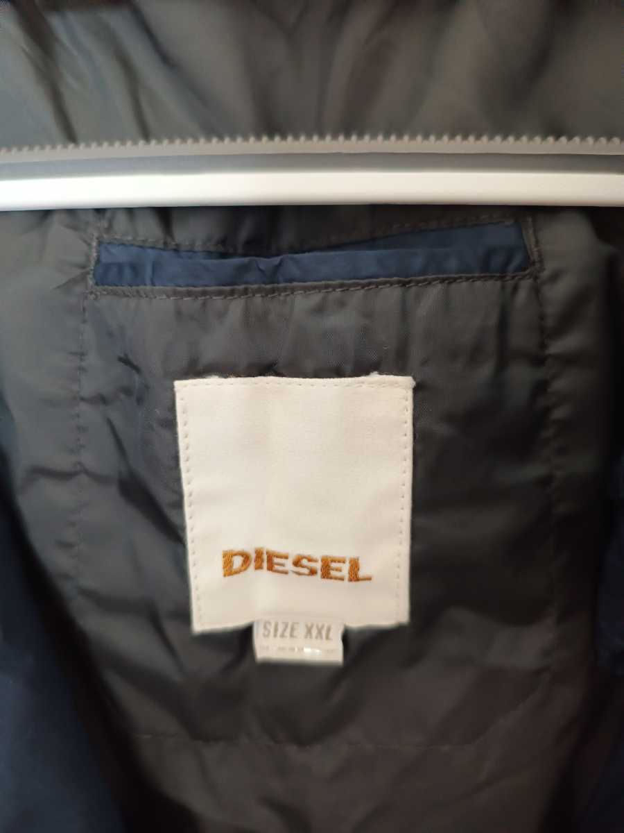 DIESEL　XXLサイズ【中綿ベスト　ポリエステル】（検　ダウンベスト_画像3