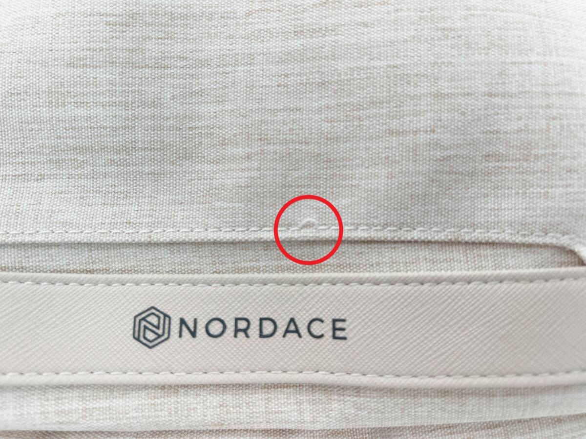 [ with translation new goods unused free shipping ]Nordace SienaⅡwoshu pouch beige make-up pouch cosme small articles storage no Rudy s travel travel water-proof 