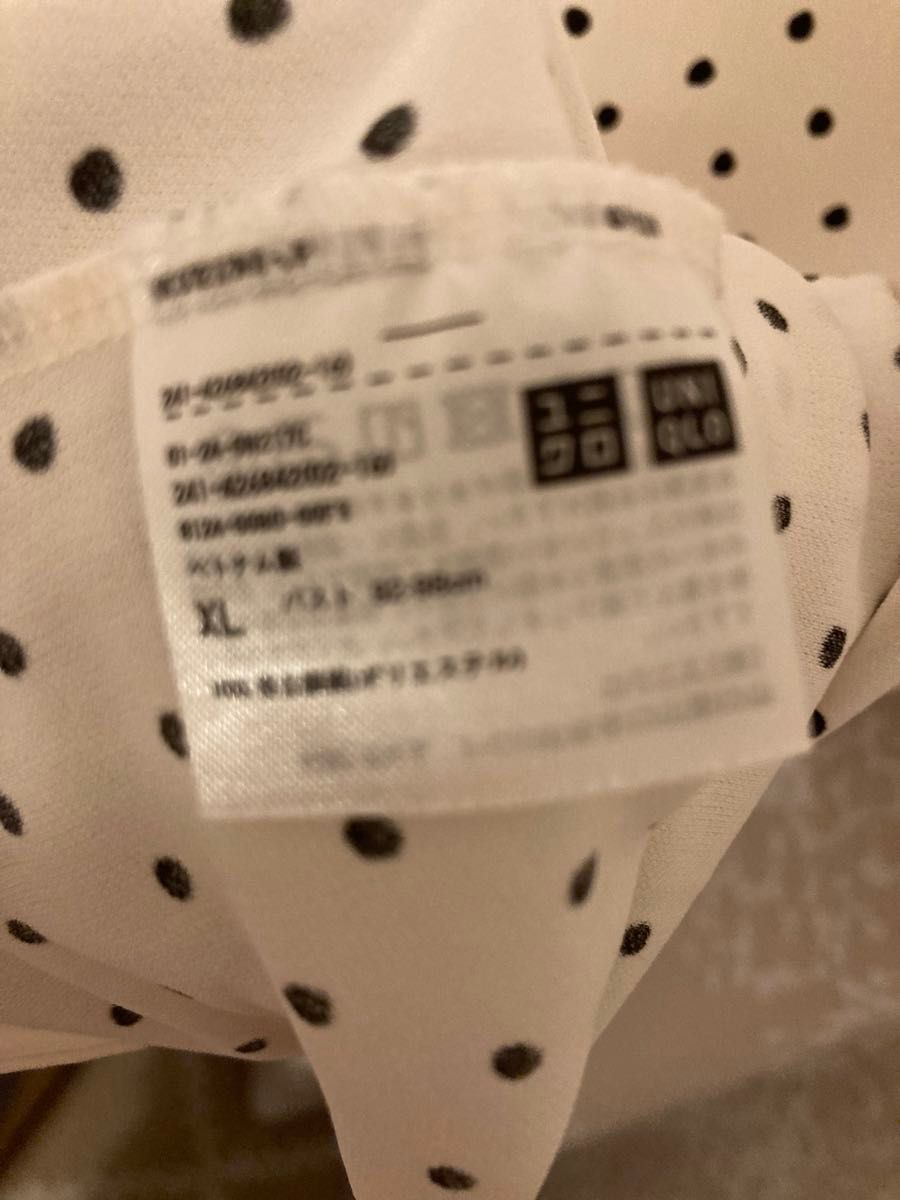 UNIQLO   ドット柄トップス  XL