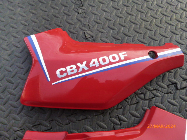 CBX400F 純正 サイドカバー 貴重 当時物 純正部品 ホンダ 旧車 NC07 PC04 CBX550F_画像2