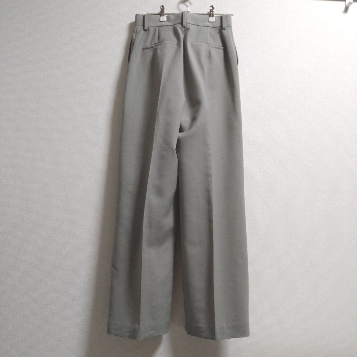 iRENE Summer Wool Trousers グレー 34サイズ